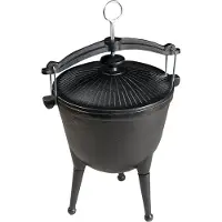 MASTER GRILL Mg629 Gusseisen Grill Jägerkessel