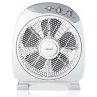 Haeger FF-012.004A, Haushalts-Lamellenlüfter, Weiß, Flur, 60,5 dB, 30,5 cm, 1419 m³/h