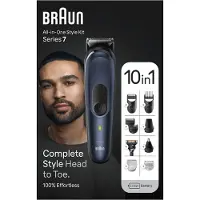Braun MGK7421, Akku, Schwarz, Blau