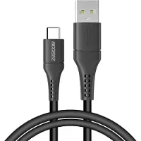 Accezz USB-C- auf USB-Kabel - 1 m - Schwarz