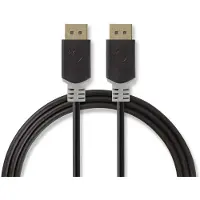 Nedis Gold Ccbw37014at20 Displayport-kabel Dp M-dp M 8k Vergoldet 2 M 60hz