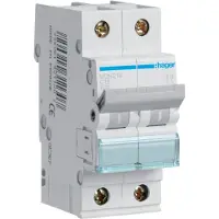 Hager MCN216 Leitungsschutzschalter 2 polig 6kA C-Charakteristik 16A 2 Module
