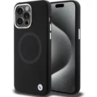BMW BMHMP15LSILBK2 iPhone 15 Pro 6.1" czarny/black Signature Liquid Silicone MagSafe