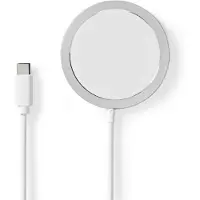 Nedis WCHAQM250SI Drahtloses Ladegerät 5/7,5/10/15 W 1 A/1,1/1,67 A/2 A 1 m