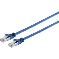 S-Impuls RJ45 Patchkabel U/UTP, m. CAT.7 Rohkabel, 15 m, blau