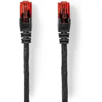 Nedis CCGL85900BK500 CAT6-Netzwerkkabel RJ45 Stecker beidseitig 50 m PE Schwarz