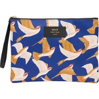 Wouf Accessories XL Pouch Bag Blue Birds