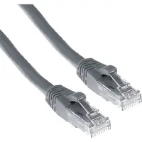 Intronics IS8020, 20 m, Cat6, U/UTP (UTP), RJ-45, RJ-45, Grau
