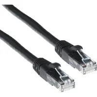 ACT IS8910, 10 m, Cat6, U/UTP (UTP), RJ-45, RJ-45, Schwarz