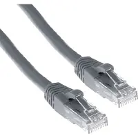 Intronics IS8010, 10 m, Cat6, U/UTP (UTP), RJ-45, RJ-45, Grau