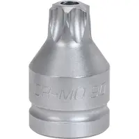 Ks Tools 3/4" Kraft-Bit-Stecknuss Torx mit Bohrung, kurz - 515.0019