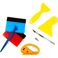 Amio Auto-Folierwerkzeug Set 12-teilig -03117 für professionelle Fahrzeugfolierung