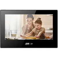 Dahua IP-Gegensprechmonitor VTH5321GB-W. 7 Zoll 1024x600. WLAN, PoE (802.3af). SCHLUCK. Andoid 8.1, Schwar