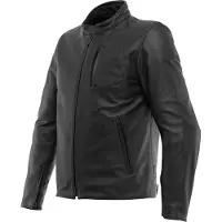 Dainese Fulcro Lederjacke Schwarz 52 Mann Schwarz 52