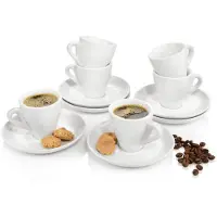 Bluespoon SÄNGER Espressotassen Set New Port 12 teilig für 6 Personen