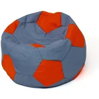 Go Gift Soccer Sako bag pouffe grey-red XL 120 cm