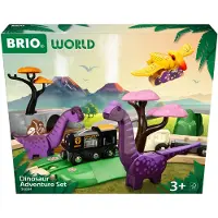 BRIO World Eisenbahnset m. Dinosaurier - 21 Teile - 36094 - - One Size - Spielzeug
