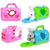 Toi-Toys Plüschkaninchen in Tragetasche