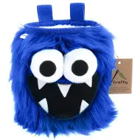 Crafty Climbing - Five Toothed Monster Chalk Bag - Chalkbag blau