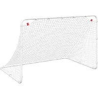 vidaXL Fußballtor Weiß 122 x 81 x 81 cm Stahl