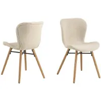 Ebuy24 BatildaA1 Esszimmerstuhl beige.