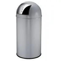 EKO - Pushcan 40 Liter - Steel - Grau