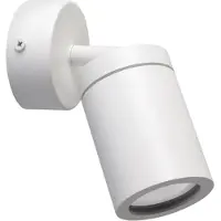 Ideus Wandleuchte für Badezimmer, weiß, IP44, beweglich, TENOR GU10, 20 W, 04068