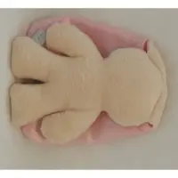 Harlekijn Kuscheltier Snuggle Bunny beige mit rosa Ohren 26 cm Plüsch