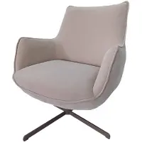 Bronx Bronx71 Sessel Stella Samt drehbar beige