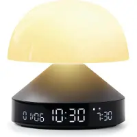 Lexon - Mina Sunrise lampa/budík (kovová)