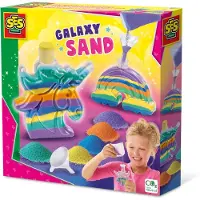 SES Creative 14771 Galaxy Sandmalerei-Flacons Einhorn und Regenbogen - Kreatives Bastelset für Kinder ab 5 Jahren, Bastelset für Kinder, 5 Jahr(e)