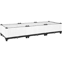 vidaXL Hochbeet 120x40x23 cm Polypropylen