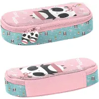 Sonstiges PASO Federmäppchen Federmappe Federtasche Case Leer Panda PP22AD-013 Pink Rosa Bunt Blau Panda Weiß Schwarz Mädchen
