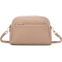 Gallantry Damen Crossbody-Tasche in Rose - Stilvolle Schultertasche für Handy und Essentials, aus robustem Polyurethan