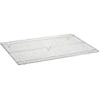 Schneider Pralinen-/Trüffelgitter, Karo-Muster, Aus Edelstahl, mit Füßen, Maschenweite: 10 x 10 mm, Abmessung: L 580 x B 390 mm