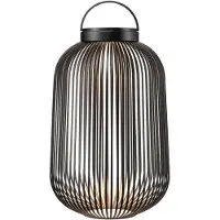 Blomus LED-Outdoorlaterne L Lito schwarz, Designer Design Team, 49 cm
