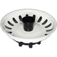 EDM Teka Spülbecken-gitterfilter 8 Cm Weiß Weiß One Size