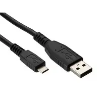 Hamlet XUMICROU150B, 1,5 m, USB A, Micro-USB B, USB 2.0, 0,48 Gbit/s, Schwarz