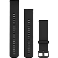 Garmin Schnellwechsel-Armband (22 mm), schwarz mit schieferfarbenen Teilen