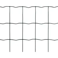 The Living Store Gartenzaun Maschendraht gitter 25x1,0m Gitterzaun