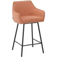 Bronx Bronx71 Barhocker Ciara kupfer Leinen 65 - 78 cm