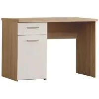 Forte Schreibtisch Jugendschreibtisch Winnie in Sonoma Eiche Natur 110x60x77,5 cm