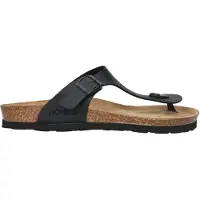 Rohde Alba Damenschuhe Hausschuhe Pantolette Schwarz Freizeit