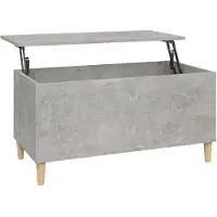 vidaXL Couchtisch Betongrau 90x44,5x45 cm Holzwerkstoff
