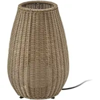 Bover LED-Tischleuchte Amphora, braun/beige Höhe 47 cm