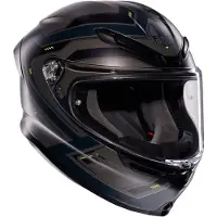 AGV K6 S Enhance Helm, grau matt/gelb, S (55/56)
