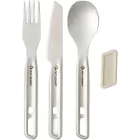 Sea to Summit Detour Stainless Steel Cutlery Set - [3 Piece] stainless steel grey [3 Piece]