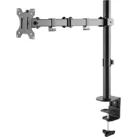 Techly EFB ICA-LCD-503BK Schreibtischhalterung für 1 LCD TV LED 13”-32”, mit Klemme ICALCD503BK