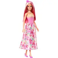 Barbie Royal Puppe mit Pinken Strähnchen
