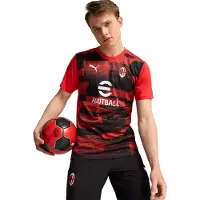 Puma Ac Milan 24/25 Vor Dem Spiel Kurzarm-t-shirt